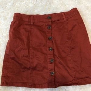 Button up skirt